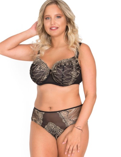 Мягкий бюстгальтер с поддержкой Akcent A-30 M, Цвет: черный, Размеры: 70K, изображение 3