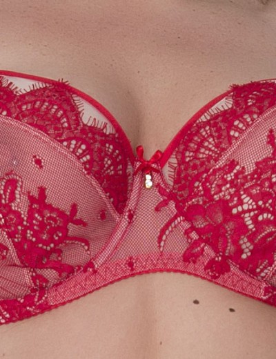 Бюстгальтер с мягкой чашкой Akcent A-71 M красный, Цвет: красный, Размеры: 70I, изображение 4