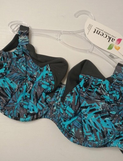 Верх купальника с мягкой чашкой Akcent AN234 M, Цвет: аквамарин, Размеры: 90H, изображение 3