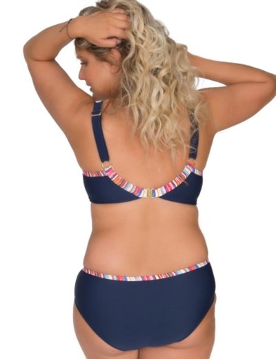 Классические женские плавки Akcent AN242 slip, Цвет: темно-синий, Размеры: L, изображение 2