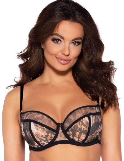 Бюстгальтер полумягкий Ava JUMANJI 2029 PU, Цвет: тигр, Размеры: 70E, изображение 2