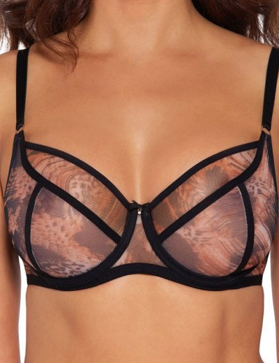 Бюстгальтер мягкая чашка Ava JUMANJI 2030 M, Цвет: тигр, Размеры: 70F, изображение 4