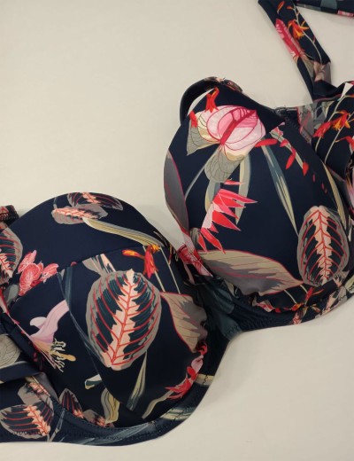 Пляжный бюстгальтер бандо AVA SK167 P-UP, Цвет: темно-синий, Размеры: 95D, изображение 5