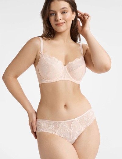 Трусики бразилиана Esotiq KITTY 40555 пудровый, Цвет: пудровый, Размеры: M, изображение 3