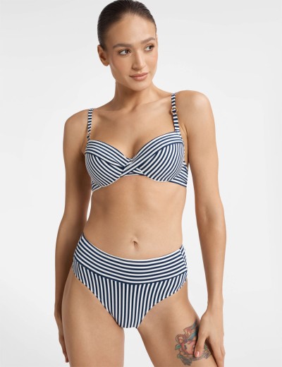 Бюст купальный с пуш-ап Esotiq CARI 40766, Цвет: синий+белый, Размеры: 75E/80D, изображение 4