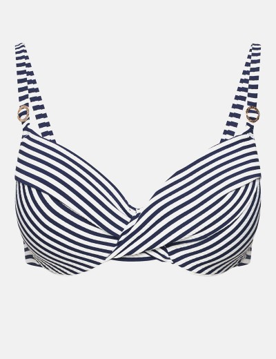 Бюст купальный с пуш-ап Esotiq CARI 40766, Цвет: синий+белый, Размеры: 75E/80D, изображение 8