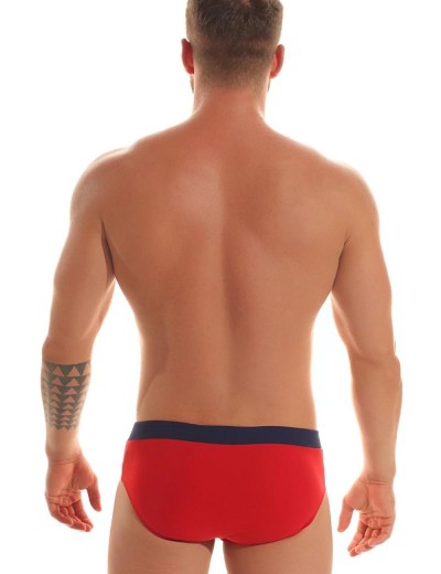 Мужские пляжные плавки Jolidon B517U красный, Цвет: красный, Размеры: M, изображение 3