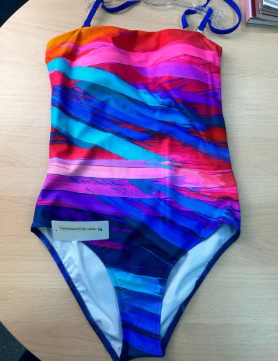 Слитный купальник бандо Jolidon FR78I мультиколор, Цвет: мультиколор, Размеры: 70B, изображение 4