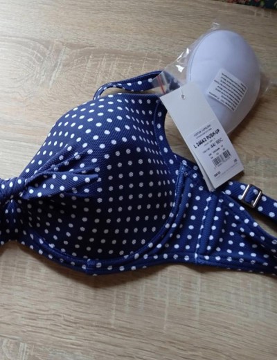 Темно-синий купальник с высокими плавками Lorin L2464/2, Цвет: темно-синий, Размеры: 85E, изображение 3