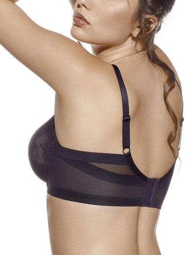 Мягкий бюстгальтер с боковой поддержкой Selene FRIDA чёрный, Цвет: чёрный, Размеры: 100C, изображение 2