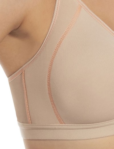 Бюстгальтер спорт Selene NORA серо-бежевый, Цвет: серо-бежевый, Размеры: 70B, изображение 3