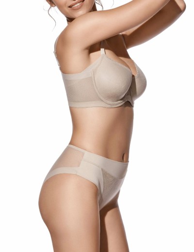 Высокие трусы Selene VIOLETA BRAGA серо-бежевый, Цвет: серо-бежевый, Размеры: S, изображение 3