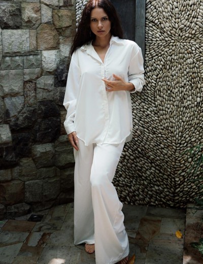 Брючный комплект 5senses 7149 белый, Цвет: белый, Размеры: L, изображение 2