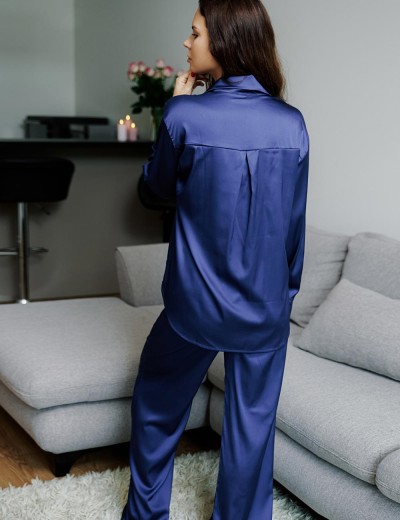 Брючный комплект 5senses 7149 темно-синий, Цвет: темно-синий, Размеры: XS/S, изображение 3