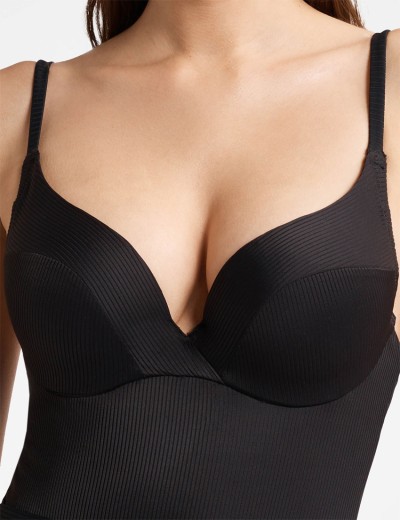 Черный слитный купальник Esotiq DELICE 40733, Цвет: черный, Размеры: 70D, изображение 3