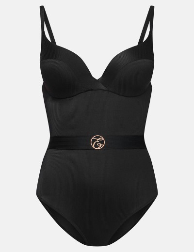 Черный слитный купальник Esotiq DELICE 40733, Цвет: черный, Размеры: 70D, изображение 7