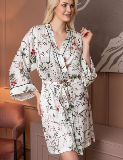 Кимоно шелковое женское Mia-Amore MELODY 3933, Цвет: белый, Размеры: 2XL/3XL, изображение 3 Кимоно шелковое женское Mia-Amore MELODY 3933, Цвет: белый, Размеры: 2XL/3XL, изображение 3