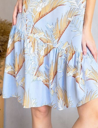 Платье Mia-Amore PALM BEACH 1981, Цвет: голубой, Размеры: 3XL, изображение 5