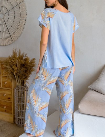 Комплект с брюками Mia-Amore PALM BEACH 1986, Цвет: голубой, Размеры: 3XL, изображение 2