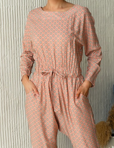 Комбинезон брючный Mia-Mia ALEKSA 16523, Цвет: розовый, Размеры: M, изображение 4