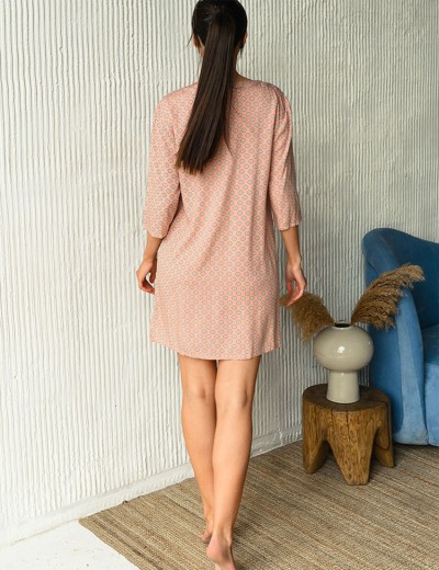 Туника прямого силуэта Mia-Mia ALEKSA 16524, Цвет: розовый, Размеры: S, изображение 2