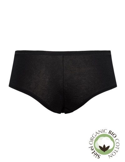 Трусы брифы хлопковые Sielei NATURAL COTTON 1441 nero, Цвет: nero (черный), Размеры: XS, изображение 3