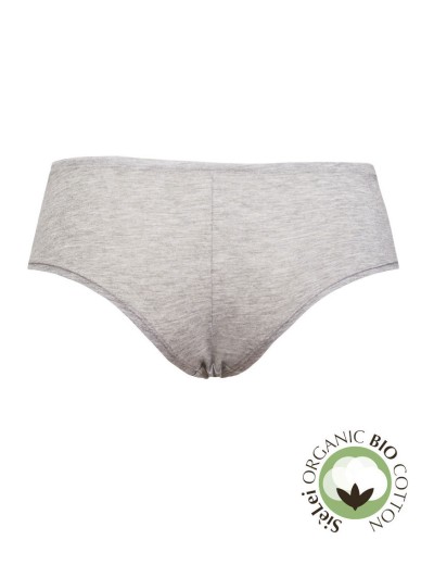 Трусы брифы хлопковые Sielei NATURAL COTTON 1441 grigio melange, Цвет: grigio melange, Размеры: S, изображение 3