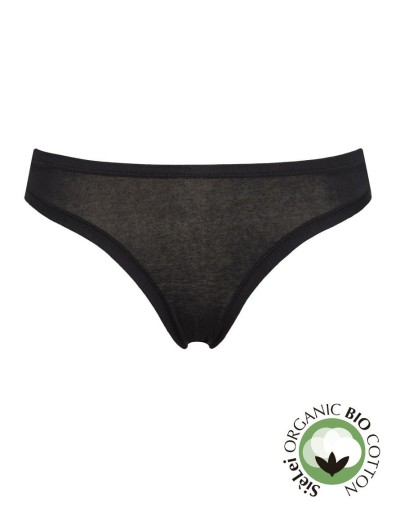 Хлопковые трусы бразилиана Sielei NATURAL COTTON 1447 nero, Цвет: nero (черный), Размеры: M, изображение 4