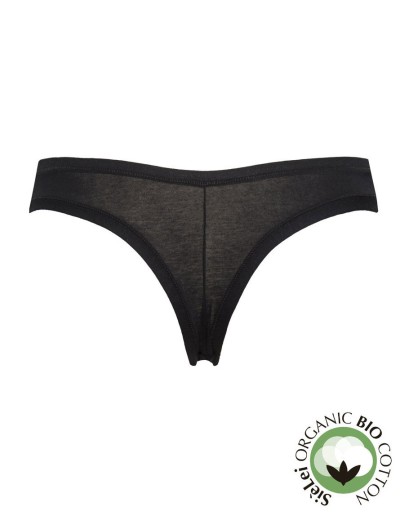 Хлопковые трусы бразилиана Sielei NATURAL COTTON 1447 nero, Цвет: nero (черный), Размеры: M, изображение 5