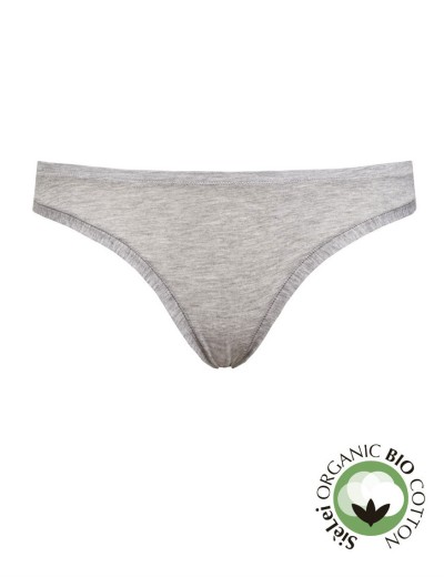 Хлопковые трусы бразилиана Sielei NATURAL COTTON 1447 grigio melange, Цвет: grigio melange, Размеры: S, изображение 4