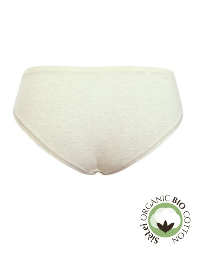 Хлопковые слипы-миди Sielei NATURAL COTTON 1449 ecru melange, Цвет: ecru melange, Размеры: M, изображение 3