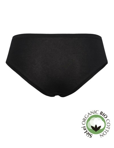 Хлопковые слипы-миди Sielei NATURAL COTTON 1449 nero, Цвет: nero (черный), Размеры: 2XL, изображение 4