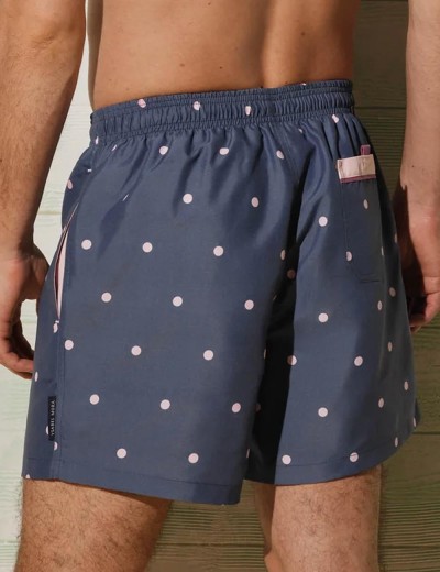 Мужские пляжные шорты Ysabel Mora 90130, Цвет: серый/розовый, Размеры: L, изображение 2