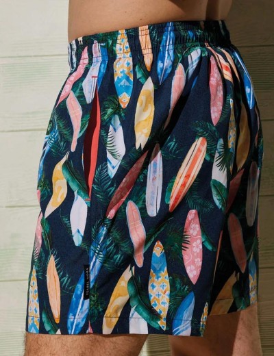 Мужские пляжные шорты Ysabel Mora 90135, Цвет: мульти, Размеры: M, изображение 3