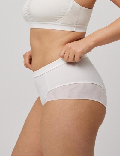 Высокие слипы из микрофибры Ysabel Mora 19342 ESSENTIALS белый, Цвет: белый, Размеры: L, изображение 3