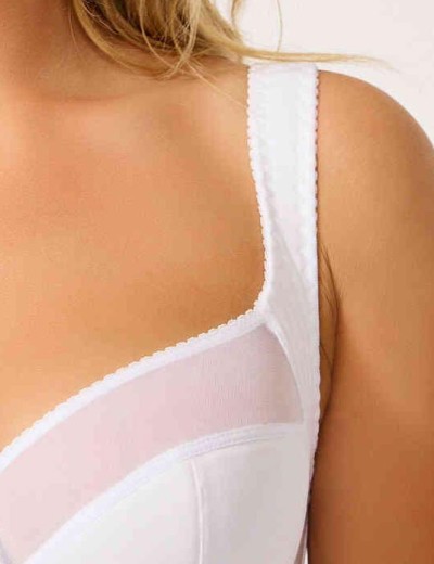 Бюстгальтер полумягкий с подкроем Lina A 6016 белый, Цвет: белый, Размеры: 80D, изображение 6