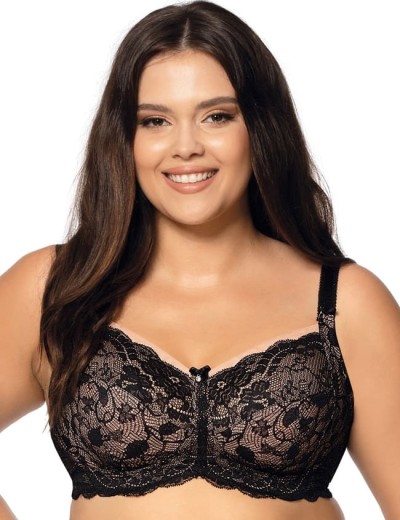 Мягкий бюстгальтер без косточек Nipplex CARMELA M черный, Цвет: черный, Размеры: 100C, изображение 2