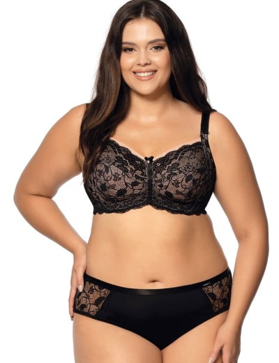 Мягкий бюстгальтер без косточек Nipplex CARMELA M черный, Цвет: черный, Размеры: 100C, изображение 3