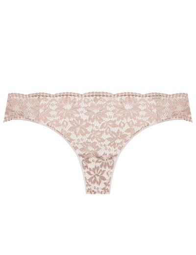 Кружевные бразилиана Nipplex LARA BRAZYLIANY экрю, Цвет: экрю+телесный, Размеры: L, изображение 3