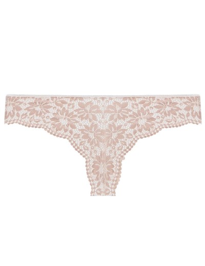 Кружевные бразилиана Nipplex LARA BRAZYLIANY экрю, Цвет: экрю+телесный, Размеры: L, изображение 4