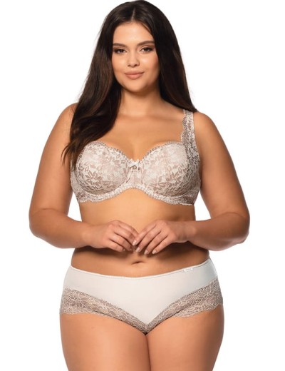 Трусы шортики Nipplex LARA SZORTY экрю, Цвет: экрю+телесный, Размеры: XL, изображение 2