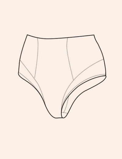 Трусы с утяжкой Sielei EVERYBODY 1869 cipria, Цвет: cipria (телесный), Размеры: S, изображение 8