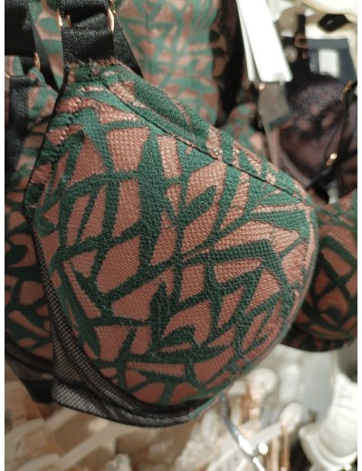 Бюстгальтер полумягкий Alles SELVA PU, Цвет: зеленый, Размеры: 75F, изображение 2