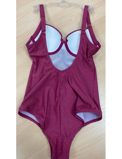 Слитный купальник с формованной чашкой Sielei LX50 sangria, Цвет: sangria (сангрия), Размеры: 75C, изображение 8