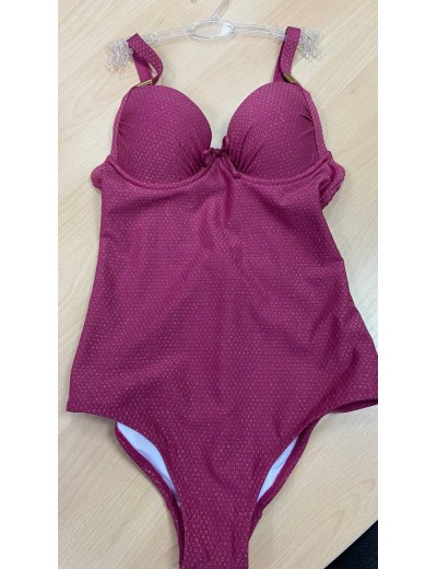 Слитный купальник с формованной чашкой Sielei LX50 sangria, Цвет: sangria (сангрия), Размеры: 75C, изображение 7