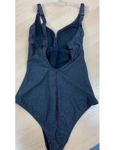 Черный купальник с формованной чашкой Sielei LX58 nero, Цвет: nero (черный), Размеры: 75B, изображение 7