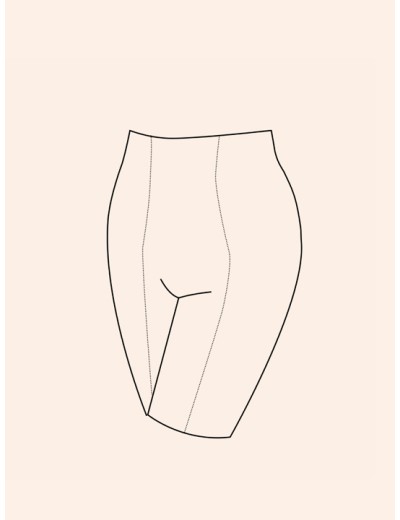 Корректирующие удлиненные панталоны Sielei EVERYBODY 1861 cipria, Цвет: cipria (телесный), Размеры: L, изображение 5