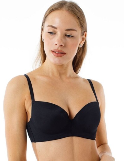 Бюстгальтер балконет Coquette Revue SKIN 54119-06, Цвет: черный, Размеры: 85F, изображение 3