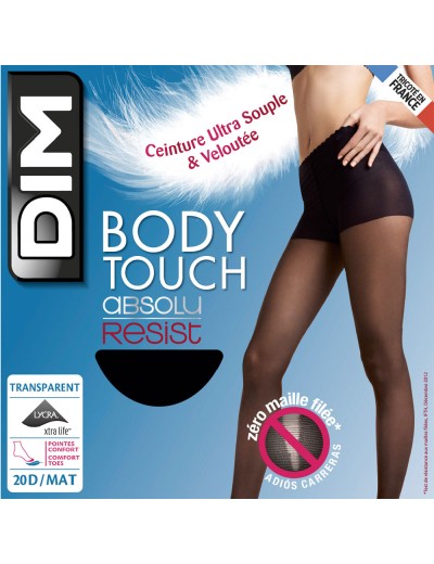Колготки матовые Dim BODY TOUCH Absolu Resist 00G2 20 den, Цвет: черный, Размеры: 3, изображение 2