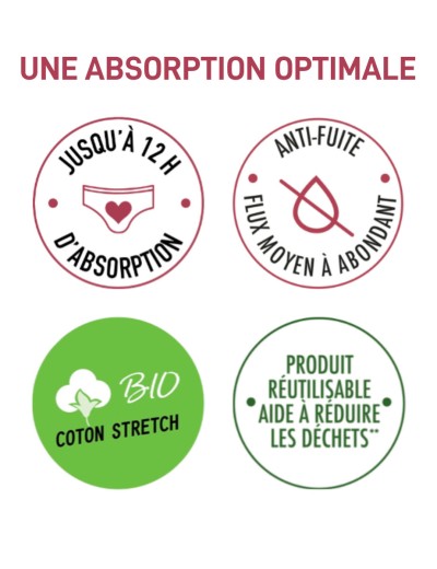 Трусы для особых женских дней Dim PROTECT 0AYA принт в горох, Цвет: принт в горох, Размеры: 2XL/3XL, изображение 6